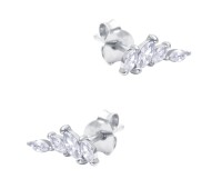 Gorgeous CZ Stone Silver Stud Earring STS-6248
